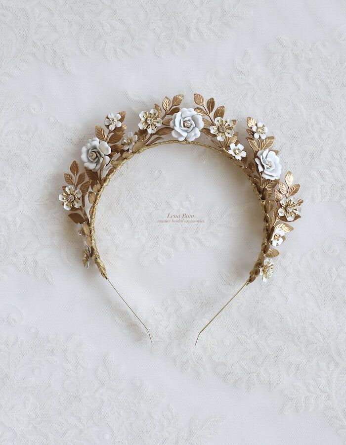 Savannah / Bridal Golden Crown - Image 3