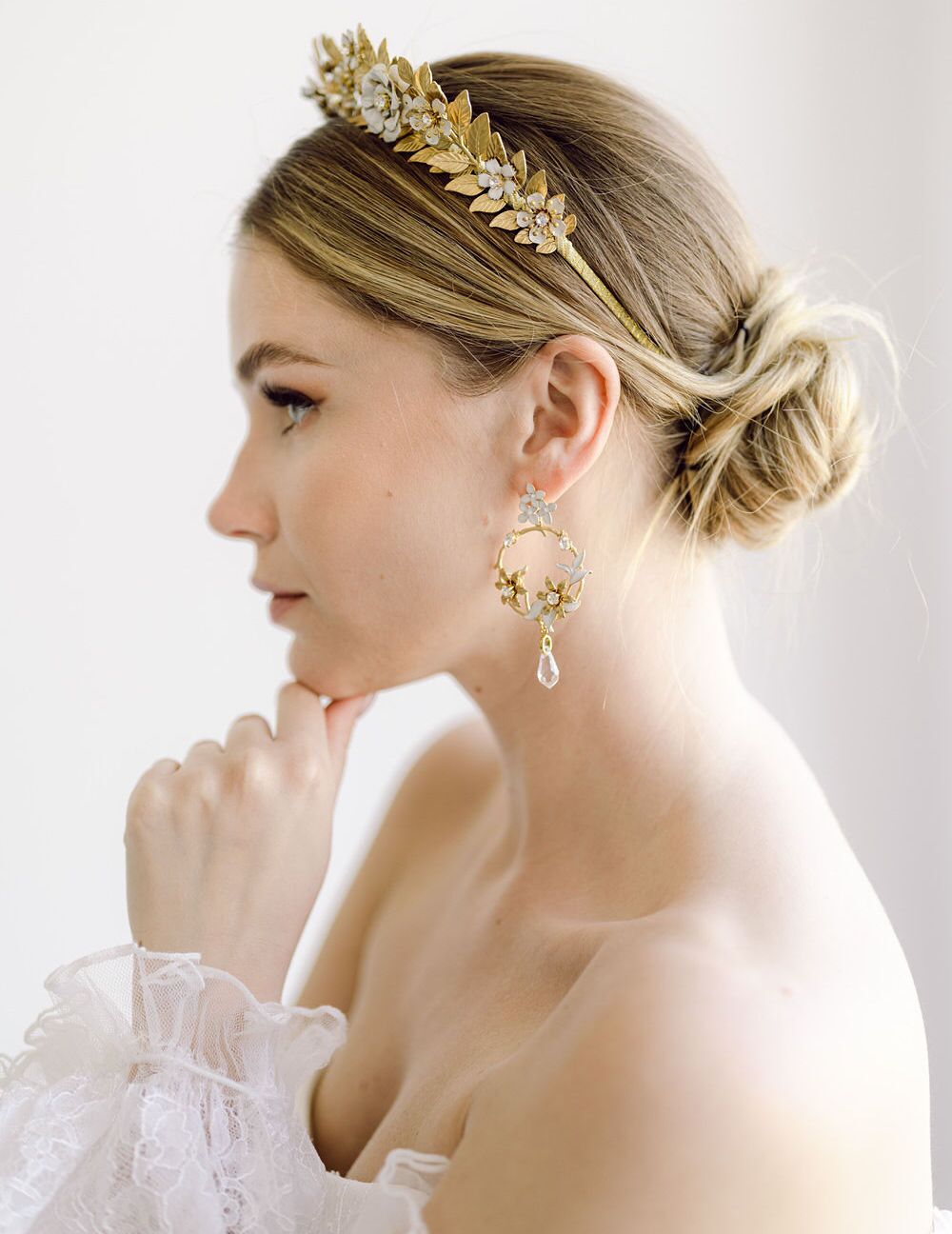 Savannah / Bridal Golden Crown - Image 2