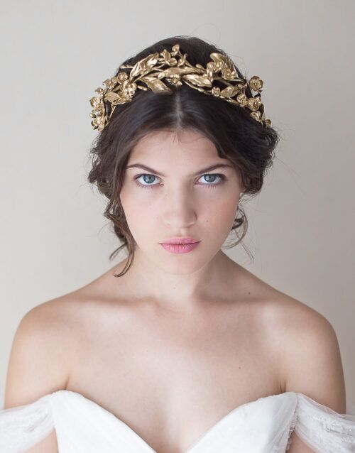 Nicolle Cherry Blossom Bridal Tiara | Lena Rom Bridal